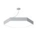 Светильник LED ЭРА Geometria SPO-122-W-40K-066 Hexagon 66Вт 4000К 5300Лм IP40 800*800*80 белый подвесной
