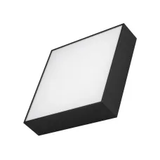 Светильник SP-QUADRO-S250x250-25W Day4000 (BK, 120 deg, 230V) (IP40 металл, 3 года)