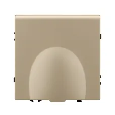 Механизм розетки влагозащищённый SCT-NOBE-MCP-SFPL-GD 230V, 16A, Золото светлое, 1 пост