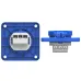 Розетка встраиваемая 16A/250V/2P+E/IP54, 75x75
