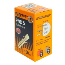 Дюбель нейлоновый ЕВРОПАРТНЕР PND-5 (5х25mm) 100 шт