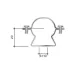 Стальной хомут 16-3/8' мм, оцинкованная сталь'