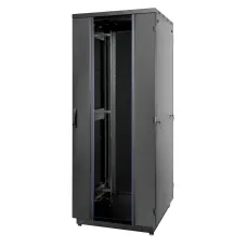 Шкаф Racknet S3000 47U 800 x 1000, передняя дверь стеклянная одностворчатая, задняя дверь металлическая двустворчатая, черный