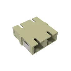 Адаптер SC/UPC-двухволоконный (Duplex) TOP ОМ2 бежевый