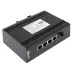 Коммутатор промышленный неуправляемый U-1GX/SFP-4GTP, 1 порт 1000Base-X SFP, 4 порта 10/100/1000Base-T(X) RJ45 c PoE, монтаж на динрейку TSX EKF