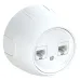 Розетка двойная компьютерная RJ45 кат.5e  Rotondo, цвет белый