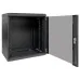 Шкаф настенный 19' TERACOM PRO 12U 600х450 мм дверь стеклянная с замком-ручкой чёрный