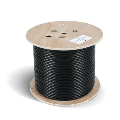 Кабель для интерфейса RS-485 2x2x22AWG/7, 2x2x22 AWG (SF/UTP), многожильный (patch), для внутренней и внешней прокладки (-40град.С - +75град.С), PVC, similar - Belden 3107A (305м), Te