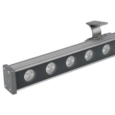 Прожектор светодиодный AR-LINE-1000M-24W-24V RGB (Grey, 30 deg, DMX512) (ARL, Закрытый)