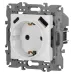 Розетка ЭРА Elegance 14-4108-01 2P+E 16A-250В со шторками с USB type-A+C 5В-3А белый