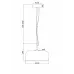 Светильник подвесной  Maytoni Madmen MOD127PL-L6SG LED 6W Латунь