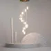 Светильник подвесной Maytoni Frozen MOD254PL-12BS G4х12х5W Латунь
