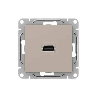 Механизм розетки HDMI  кремовый Эпика EKF