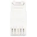 Люки ЭРА ОФИС 18-8002-01 Коннектор RJ45 CAT6 UTP Keystone, цвет белый