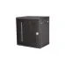 Шкаф 19'' телекоммуникационный настенный, 12U 635х600х450 мм, дверь перфорация, черный