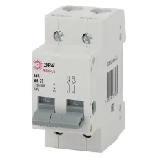 Выключатель нагрузки ЭРА SIMPLE SIMPLE-mod-59 2P 16А ВН-29