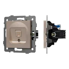 Механизм компьютерной розетки SCT-MPC1-PL-GD-V RJ-45, CAT6