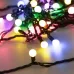 Гирлянда светодиодная декоративная ARD-BALL-CLASSIC-D13-5000-BLACK-50LED RGB 230V, 3.5W ARDCL, IP65