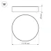 Светильник SP-RONDO-R210-20W Warm3000 (BK, 120 deg, 230V) (IP40 металл, 3 года)