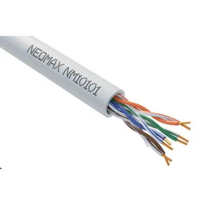 Витая пара U/UTP CAT 5e 4x2x0.51 мм 24AWG Медь PVC Fluke Tested 305м