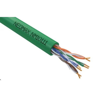 Витая пара U/UTP CAT 5e 4x2x0.51 мм 24AWG Медь LSZH зеленый 305м