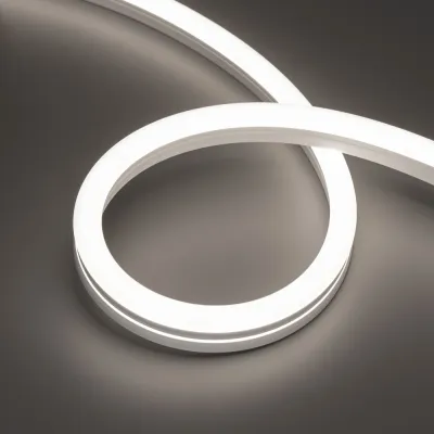 Лента герметичная MOONLIGHT-SIDE-A140-12x24mm 24V Day5000 9.6 W/m, IP68, 5m, wire x2, вывод кабеля прямой