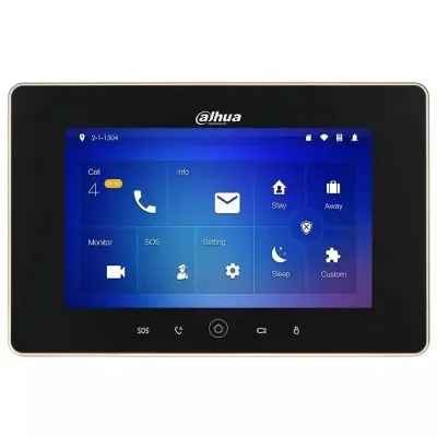 Монитор домофона Hands Free с 7-дюймовым экраном для IP системы