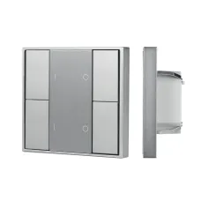 Кнопочная панель INTELLIGENT ARLIGHT DALI-201-23-2G-DIM-DT6-IN Silver (BUS, Frame) (IARL, IP20 Металл, 3 года)