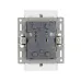 Механизм электрической розетки SCT-MEUD-PL-WH 250V, 16A