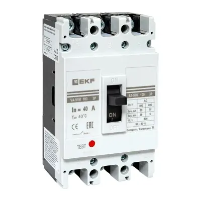 Выключатель автоматический ВА-99М 100/40А 3P 35кА EKF PROxima
