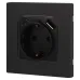 Розетка ЭРА Серия 12 12-4108-05 2P+E 16A-250В со шторками с USB type-A+C 5В-3А антрацит