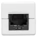 Адаптер проходной TERACOM PRO Cat.6 неэкранированный RJ45-RJ45 белый