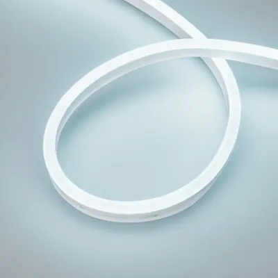 Лента герметичная AURORA-PS-A120-16x8мм 24V White6000 10 W/m, IP65, 2835, 5м силикон