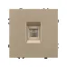 Механизм компьютерной розетки SCT-NOBE-MPC1-SFPL-GD, RJ-45, CAT6, Золото светлое