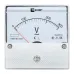 Вольтметр VM-A801 аналоговый на панель 80х80 круглый вырез 300 В прямое подключение