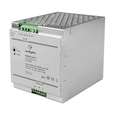 Блок питания ARV-DRP960-24 (24V, 40A, 960W, PFC) (ARL, IP20 металл, 5 лет)