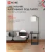 Светильник напольный этажерка ТНО 12P-Е27USB-WB USB-C розетка, белый абажур, черный корпус IN HOME