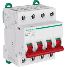 Выключатель нагрузки (ВН) 4P 25A 400В Systeme9