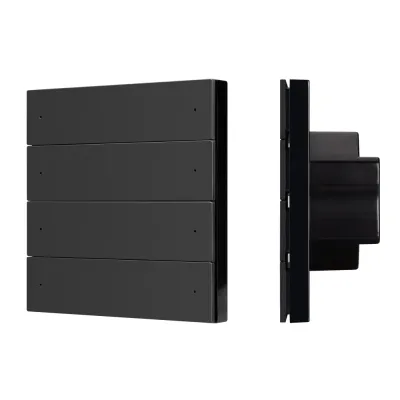 Панель управления кнопочная INTELLIGENT ARLIGHT SMART-ZB-801-22-1G-8SC-MULTI-IN Black (230V) (IARL, IP20, Пластик, 5 лет)
