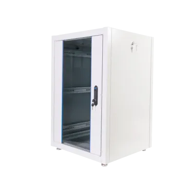 Шкаф телекоммуникационный напольный ЭКОНОМ 18U (600 х 800) дверь стекло, дверь металл