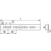 Полоса перфорированная 30x2000 мм, 2,5 мм горячеоцинкованная