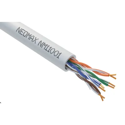 Витая пара U/UTP CAT 5e 4x2x0.46 мм 25AWG Медь PVC Fluke Tested 305м