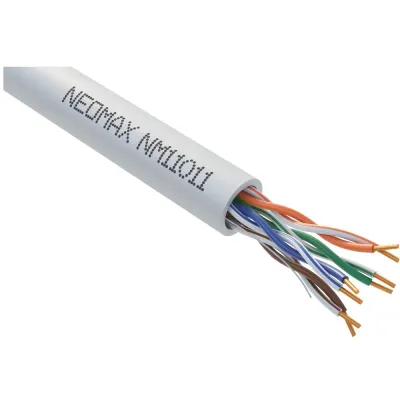 Витая пара U/UTP CAT 5e 4x2x0.48 мм 24AWG Медь LSZH серый Fluke Tested 305м