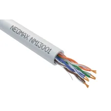 Витая пара U/UTP CAT 5e 4x2x24AWG (7х0.18мм) patch многожильный Медь PVC Fluke Tested 305м