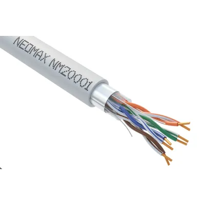 Витая пара F/UTP CAT 5e 4x2x0.52 мм 24AWG Медь PVC Fluke Tested 305м