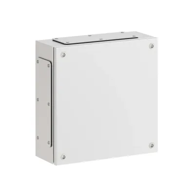 Корпус клеммный металлический SDE ВxШxГ 300x300x120 мм с фланцами, IP66