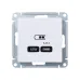 ATLASDESIGN USB РОЗЕТКА тип-С 65Вт высокоскор.заряд. QC, PD, механизм, ЛОТОС