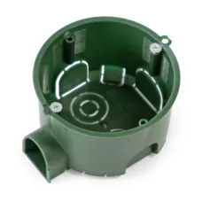 Коробка установочная 80-0560См безгалогенная (HF) 68х45 с саморезами (8шт/уп)