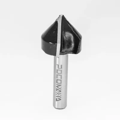 Фреза пазовая галтельная V-образная d8*D25*H25*A90°,серия 1004