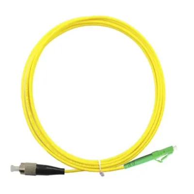 Патч-корд оптический simplex 10м LC/APC-FC/UPC 9/125 sm LSZH